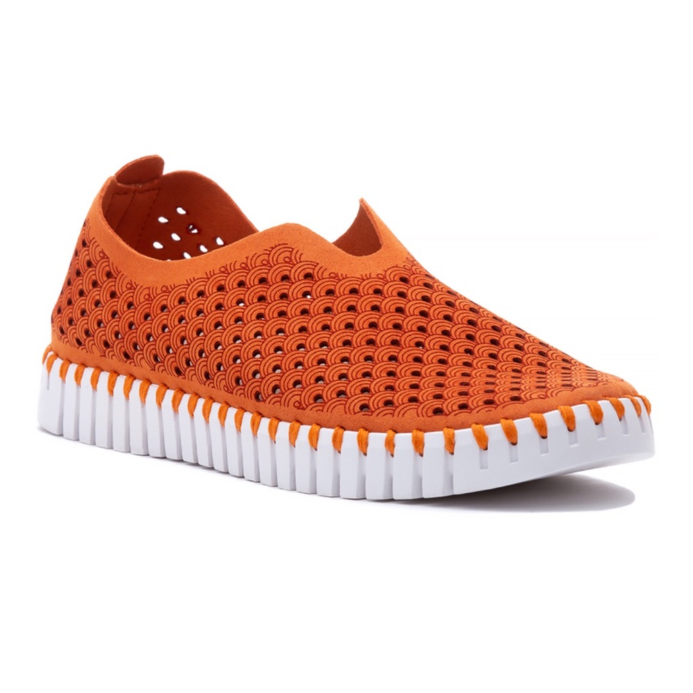 Ilse Jacobsen Hornbak Size EU 37 (71/2-8) Tulip Orange Sneaker